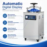 Autoklaf Menegak Siri KLL-B (Automatik, Paparan Digital) — imej produk 3