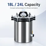 KLS-280C/C+ 휴대형 고압증기멸균기(석탄 및 전기 이중 가열) — 제품 이미지 3